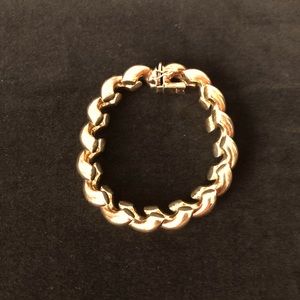 Classic San Marco Italian Vermeil 14K Gold 925 Bracelet